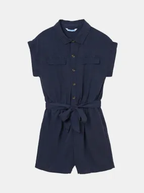     MAYORAL  Girls' Romper With Belt    