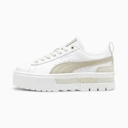 Mayze Luxe Women's Sneakers | PUMA White-Desert Dust | PUMA Shop All Puma | PUMA 