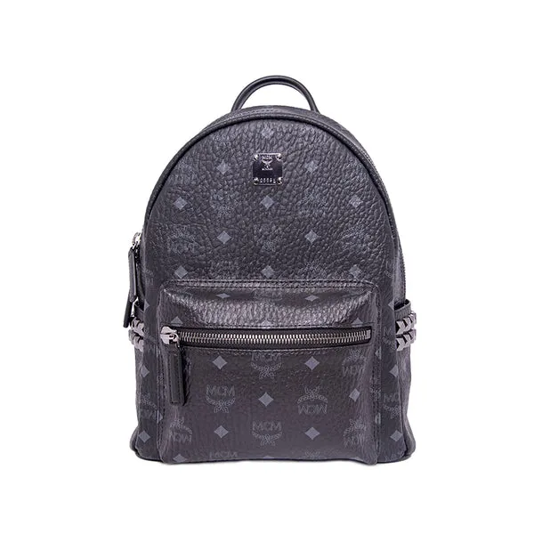 MCM Stark Side Studs Backpack In Visetos