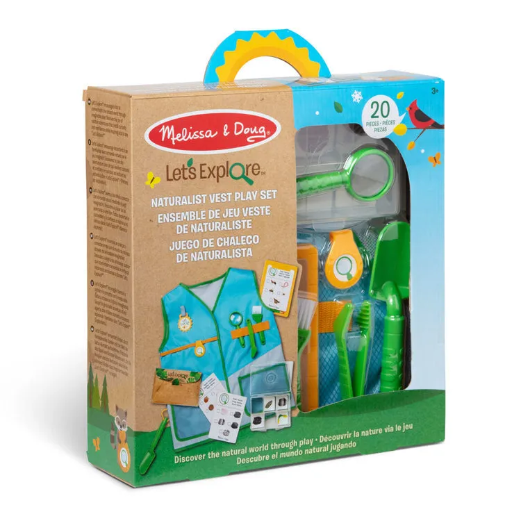 Melissa and Doug Let's Explore Naturalist Vest Play Set