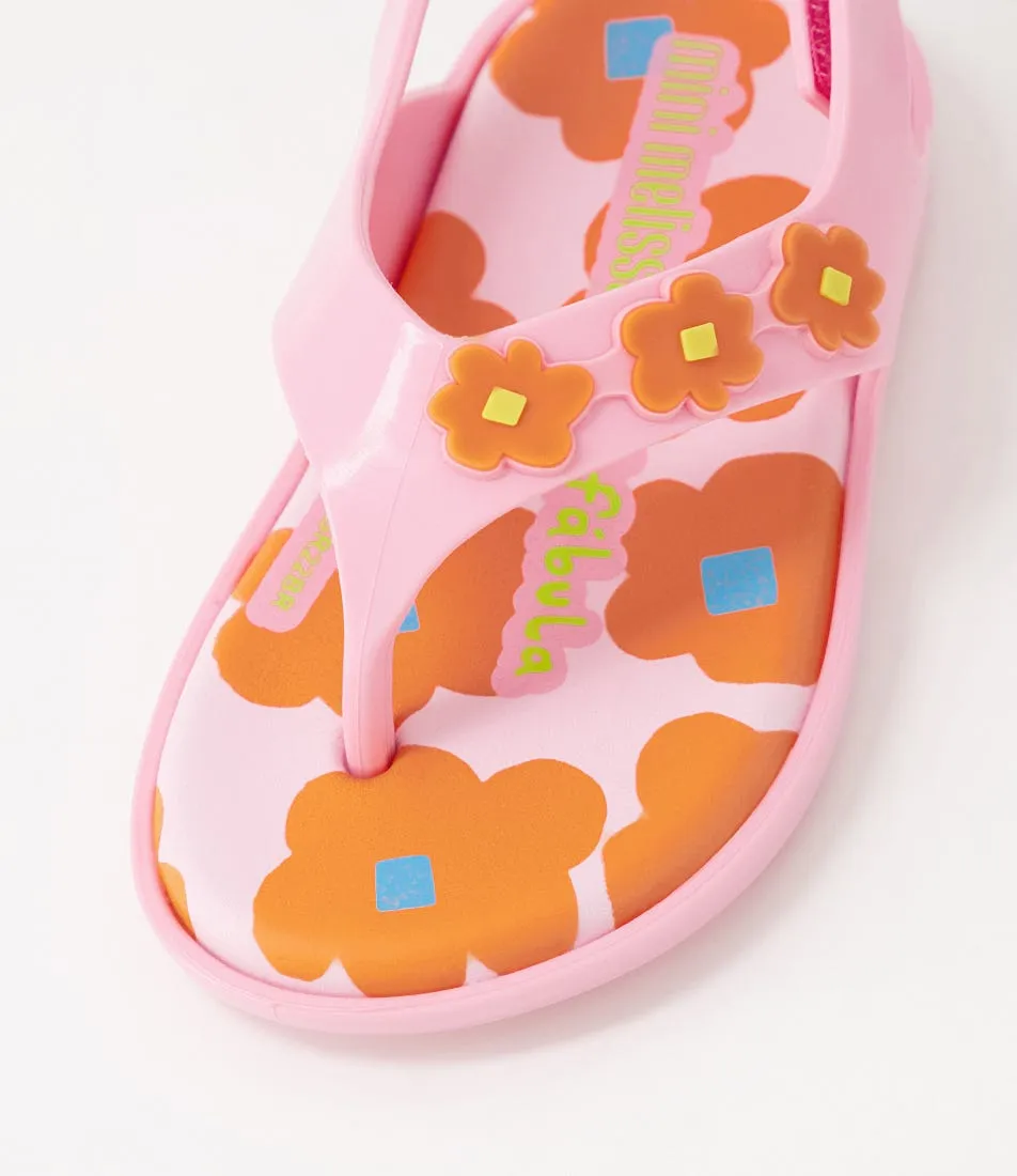 MELISSA Melissa Sunny Fabula Pre Pink Pvc Sandals