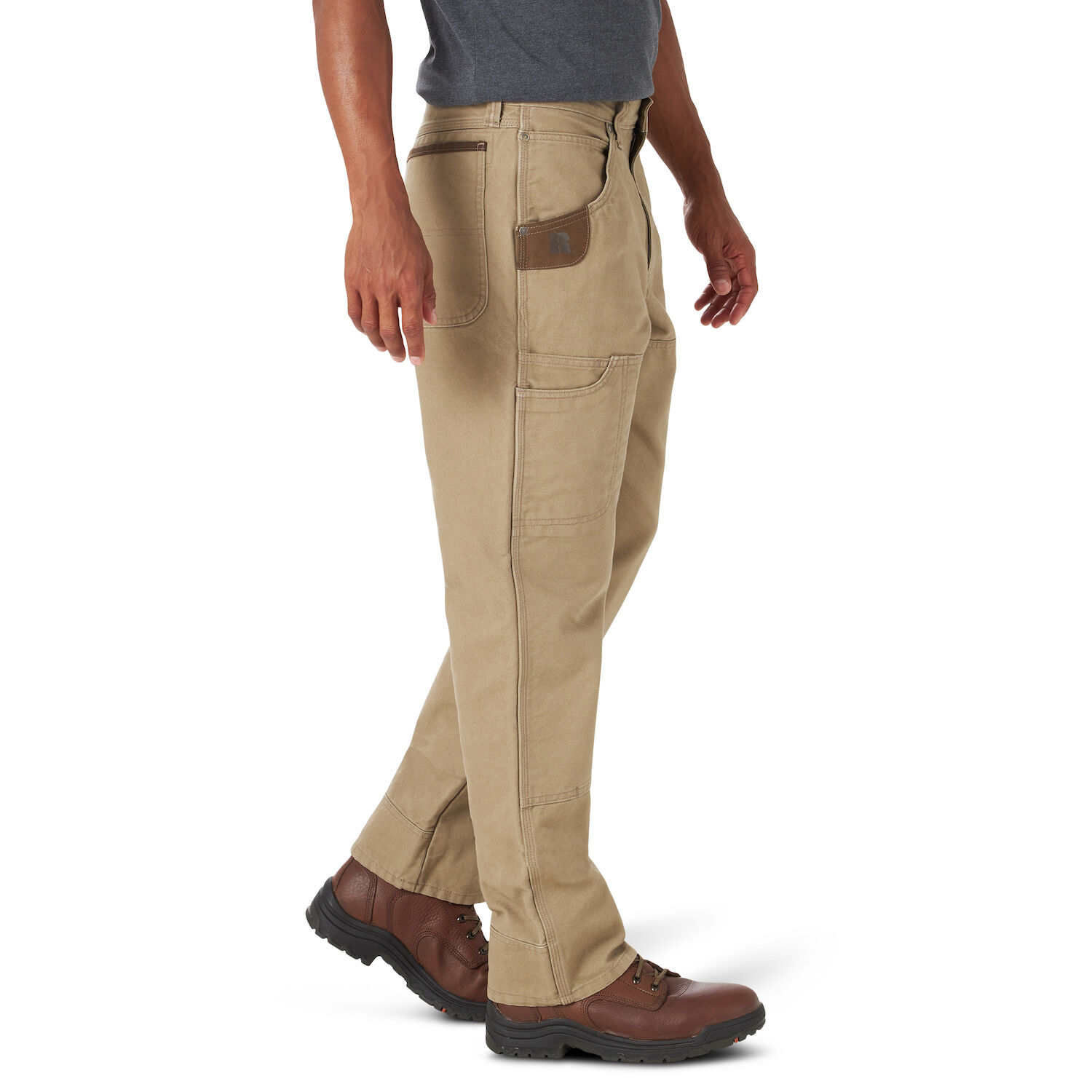 Men's Wrangler® RIGGS Workwear® Mason Relaxed Fit Canvas Pant in Rock Khaki