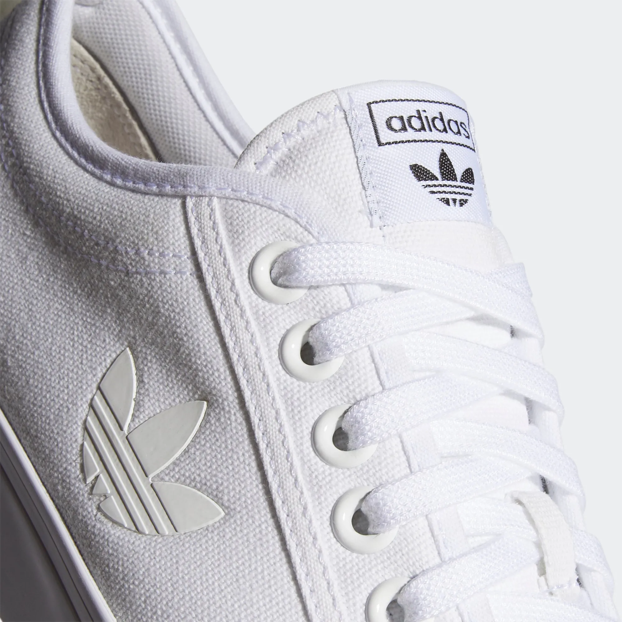 Men's adidas Originals Nizza Trefoil Shoes White