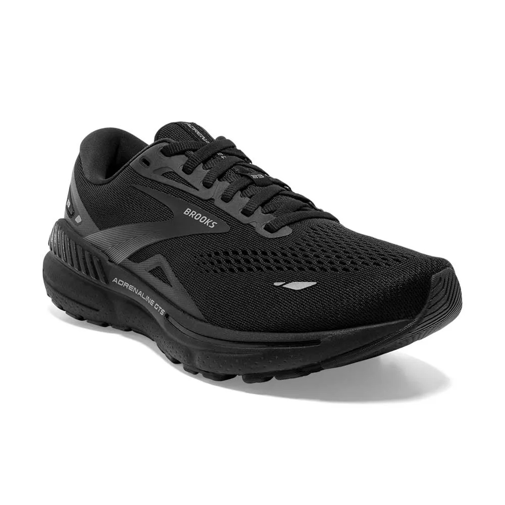 Men's Adrenaline GTS 23 Running Shoe - Black/Black/Ebony - Wide (2E)