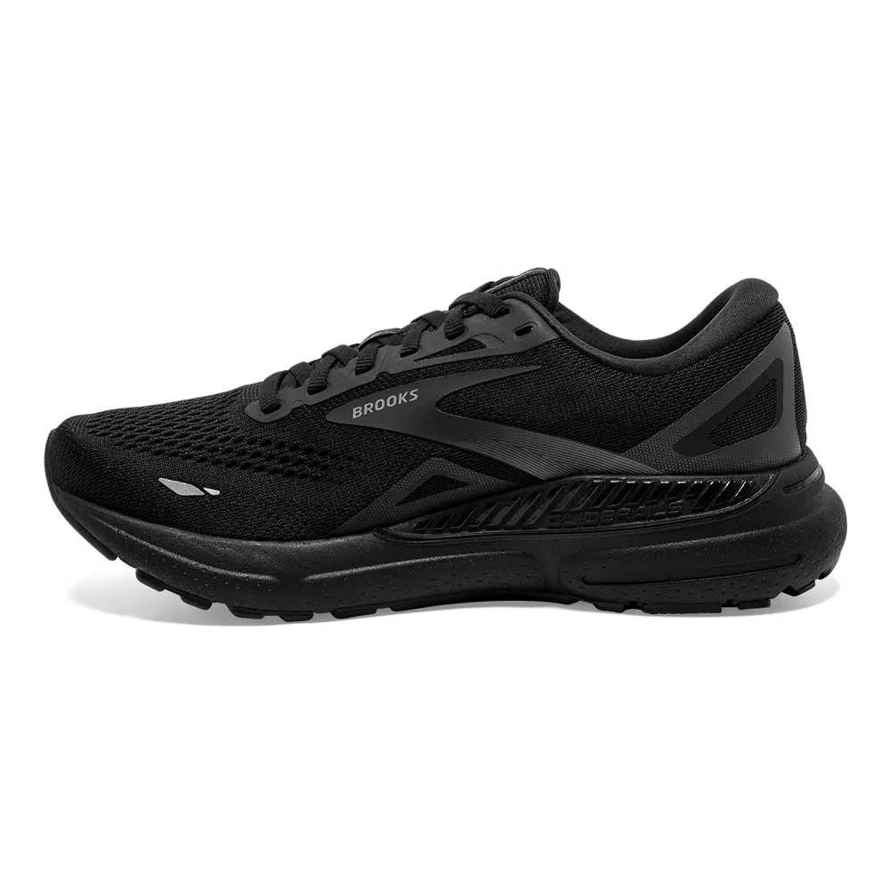 Men's Adrenaline GTS 23 Running Shoe - Black/Black/Ebony - Wide (2E)