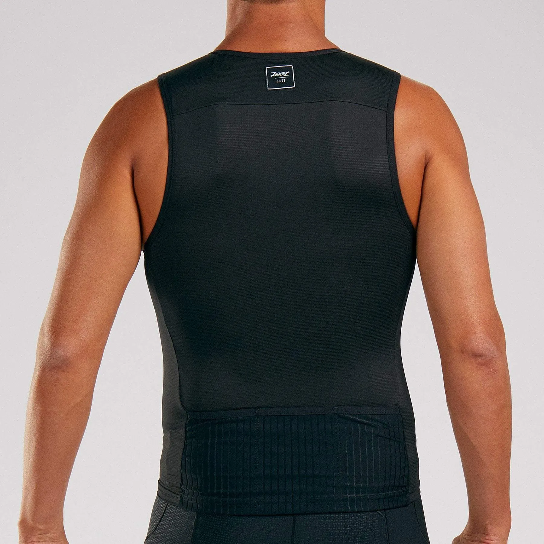 Men's Elite Tri Tank - Black