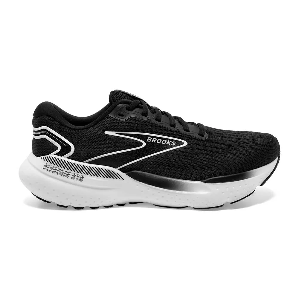 Men's Glycerin GTS 21 Running Shoe - Black/Grey/White - Regular (D)