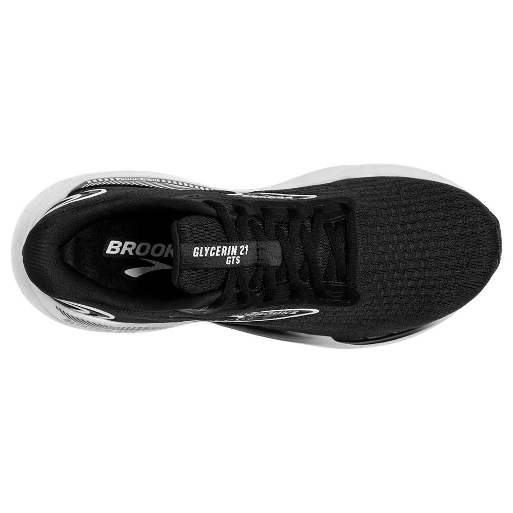 Men's Glycerin GTS 21 Running Shoe - Black/Grey/White - Regular (D)