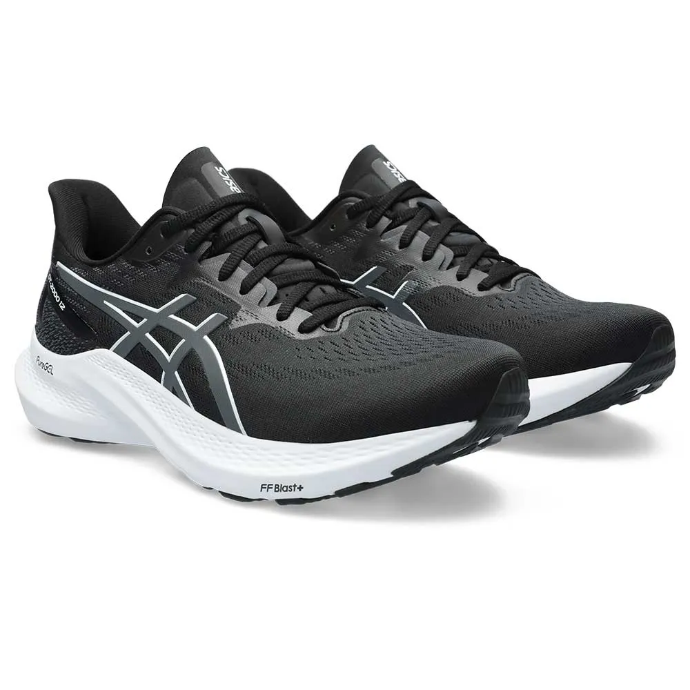 Men's GT-2000 12 Running Shoe - Black/Carrier Grey - Regular (D)