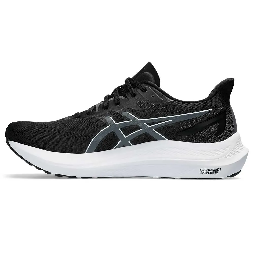 Men's GT-2000 12 Running Shoe - Black/Carrier Grey - Regular (D)