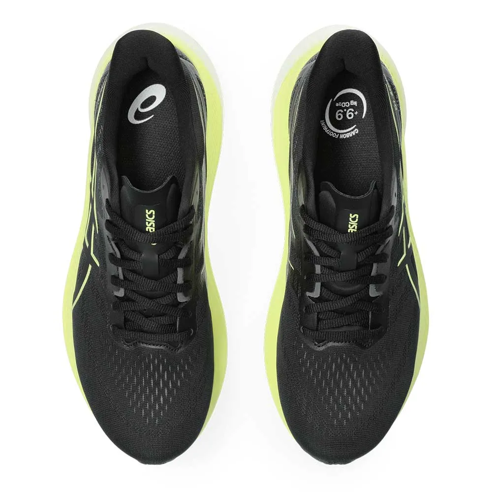 Men's GT-2000 12 Running Shoe - Black/Glow Yellow - Regular (D)