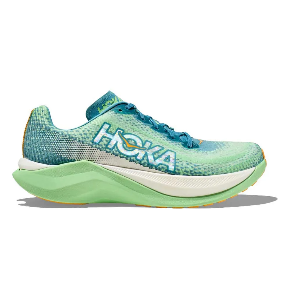 Men's Mach X Running Shoe - Ocean Mist/Lime Glow - Regular (D)