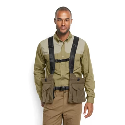 Men's Orvis Waxed Cotton Strap Vest