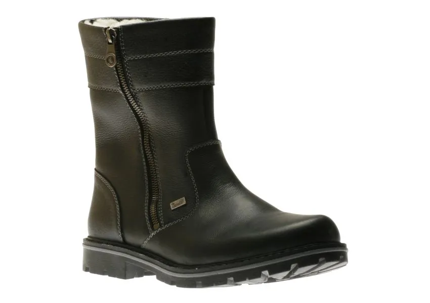 Michigan Black Water-Resistant Winter Boot