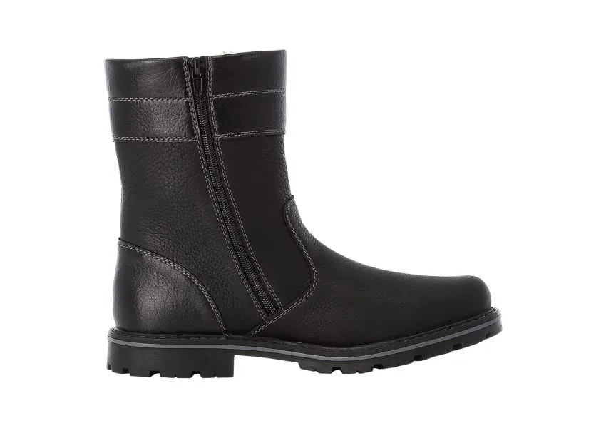 Michigan Black Water-Resistant Winter Boot