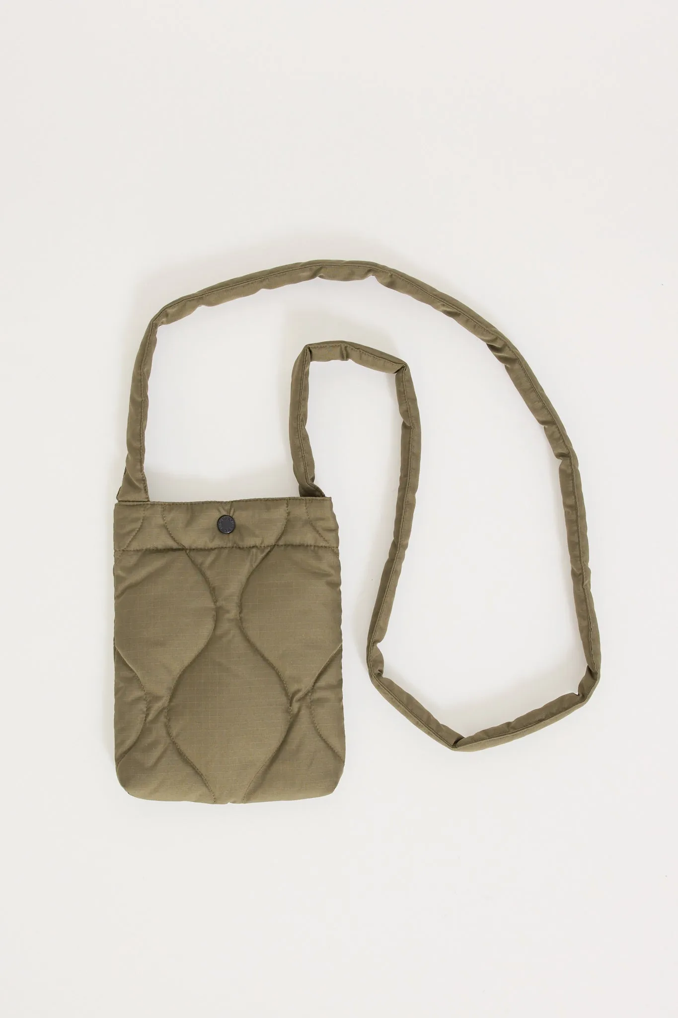 Military Cross Body Down Bag Small Dark Olive