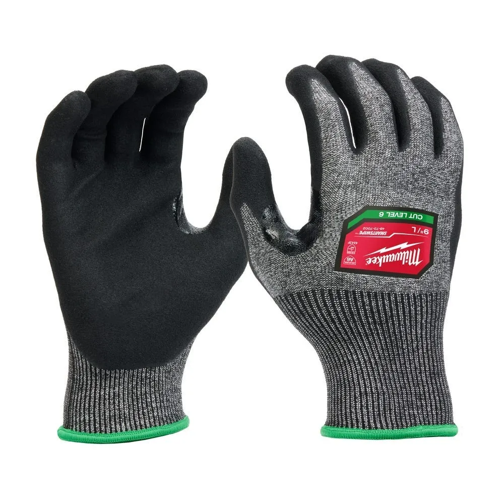 Milwaukee Tools Cut Level 6 High-Dexterity Nitrile Dipped Gloves 48-73-700