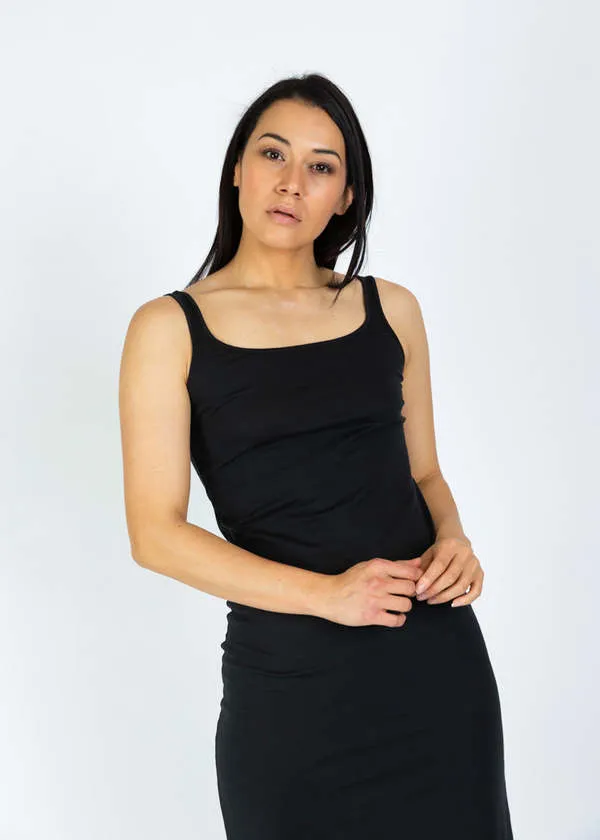 MJ Watson Tank Dress - Black 