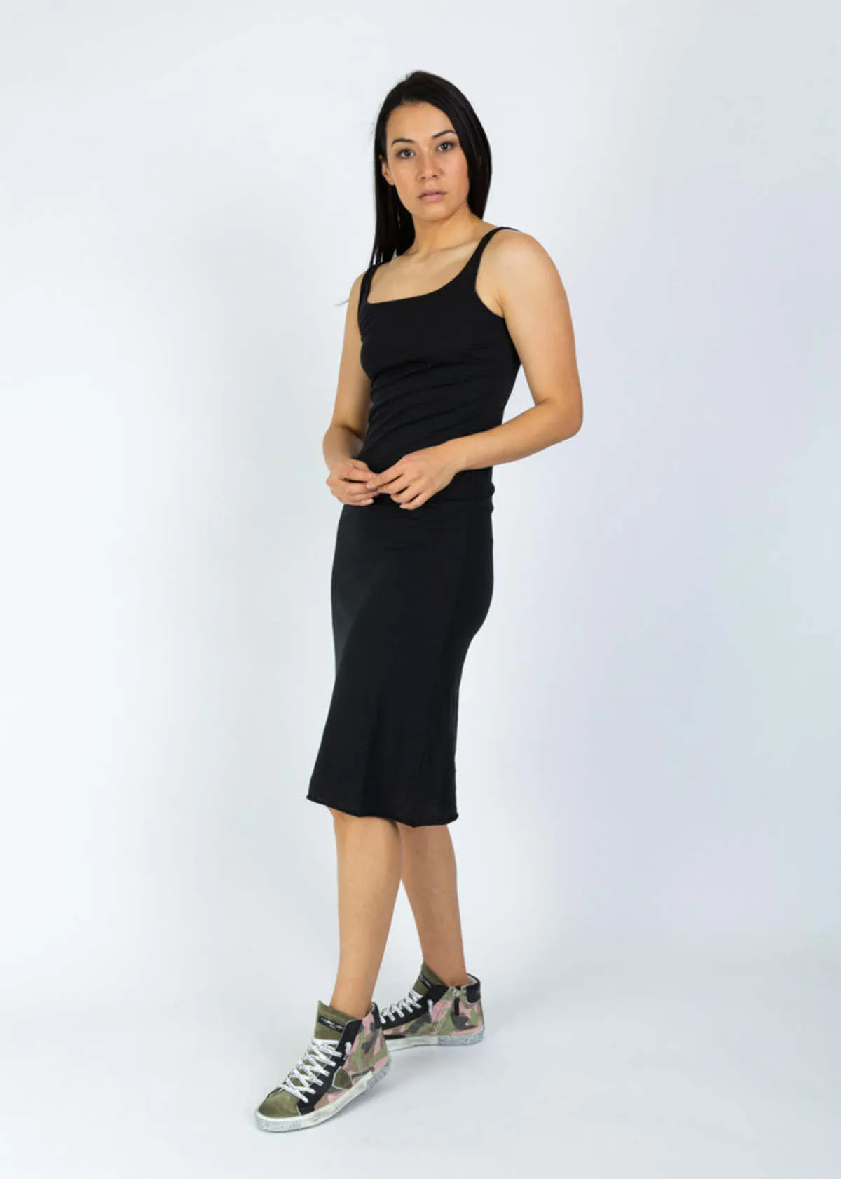 MJ Watson Tank Dress - Black 