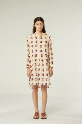 Moismont, Martine Tunic- Flowers Viola Natural  