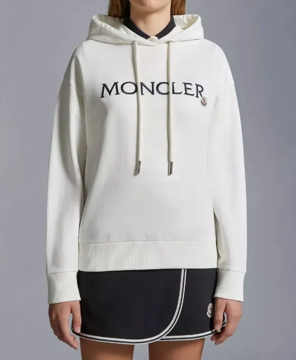 MONCLER  |Embroidered Logo Hoodie