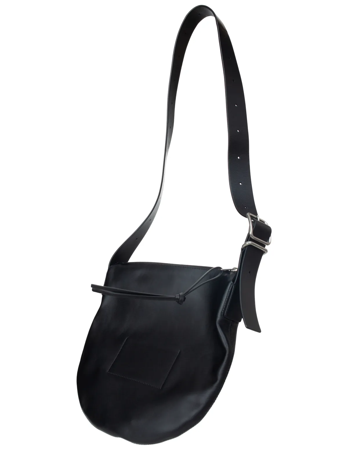 Moon Medium leather bag - Black