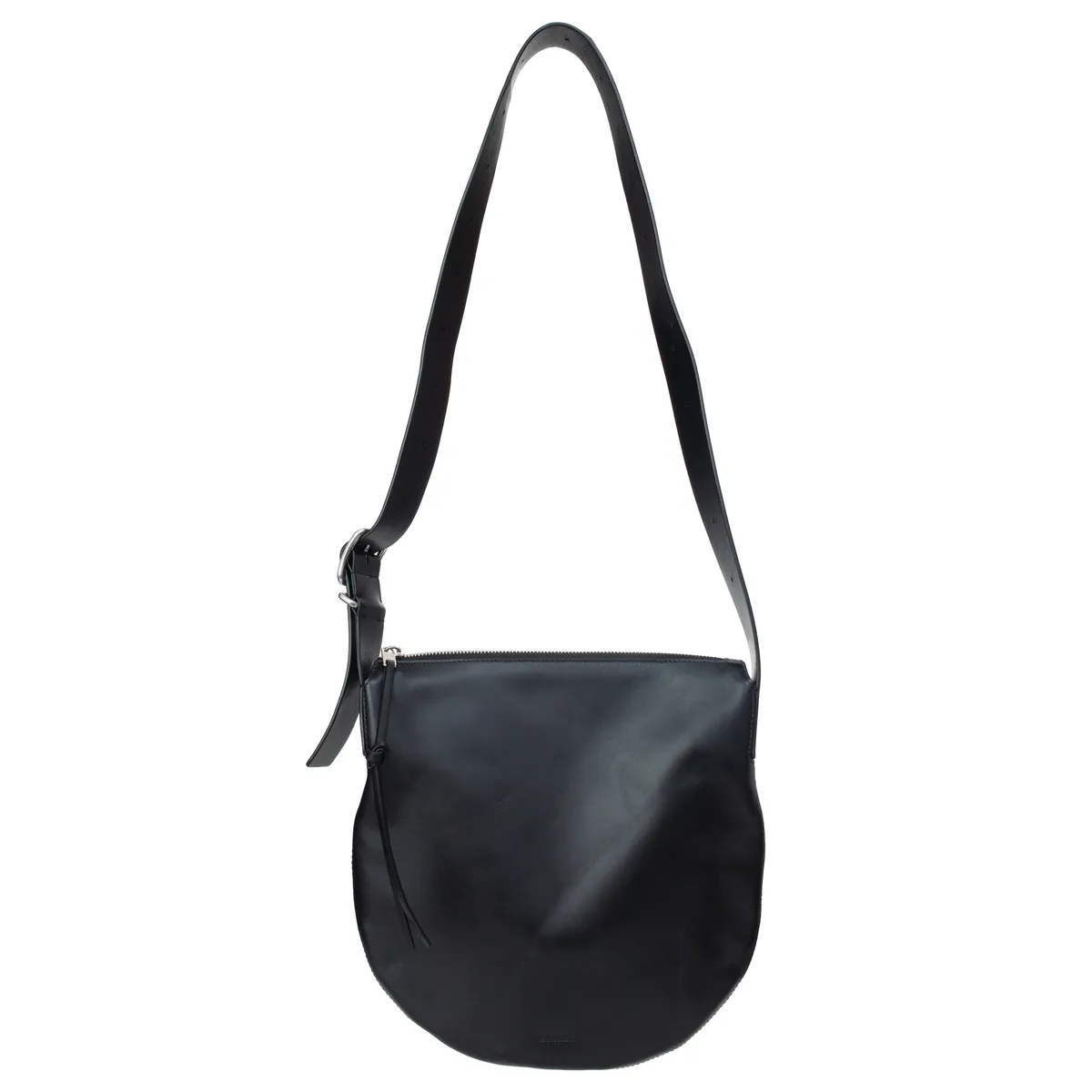 Moon Medium leather bag - Black