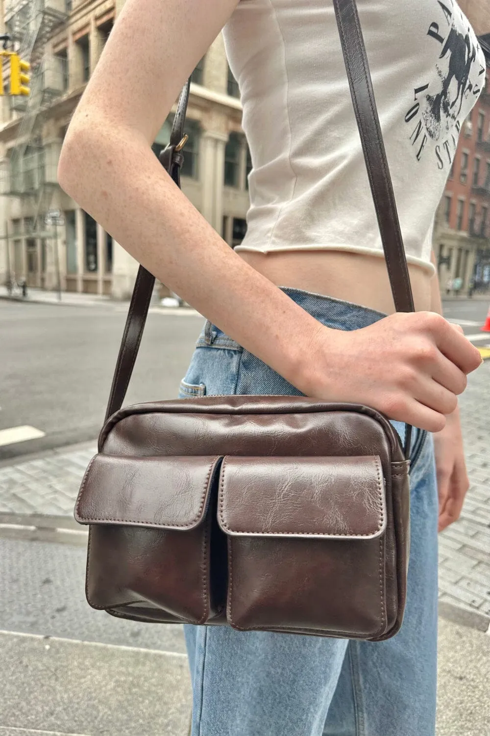 Multi Pocket Shoulder Bag