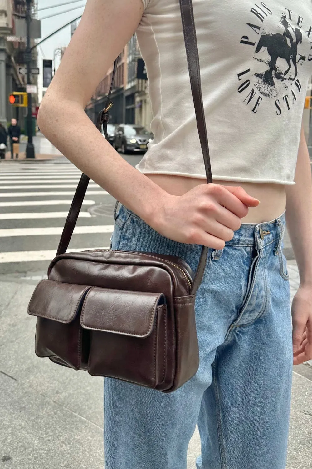 Multi Pocket Shoulder Bag