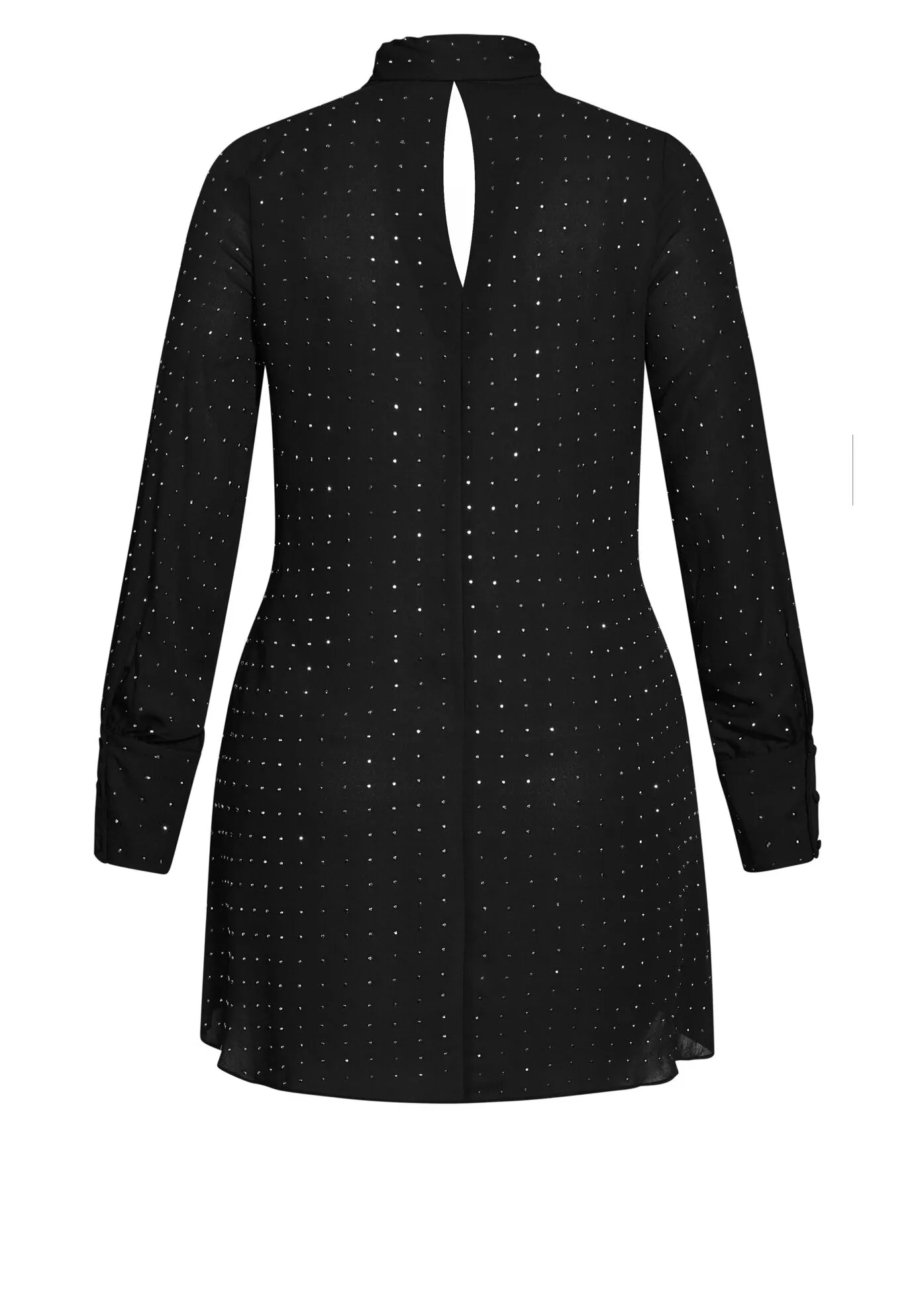 Nailhead Tunic - black