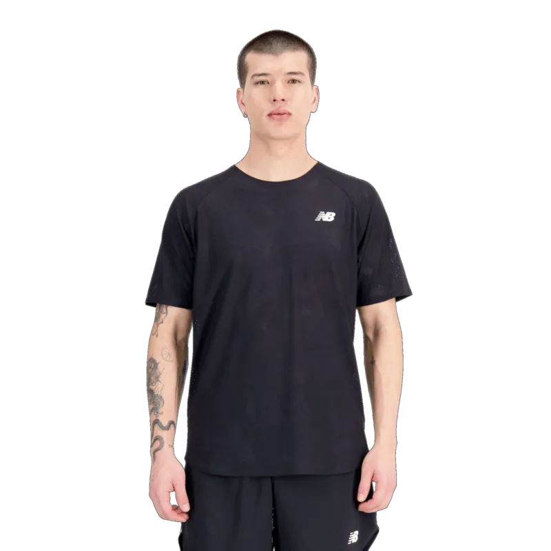 New Balance Men's Q Speed Jacquard Short Sleeve Tee