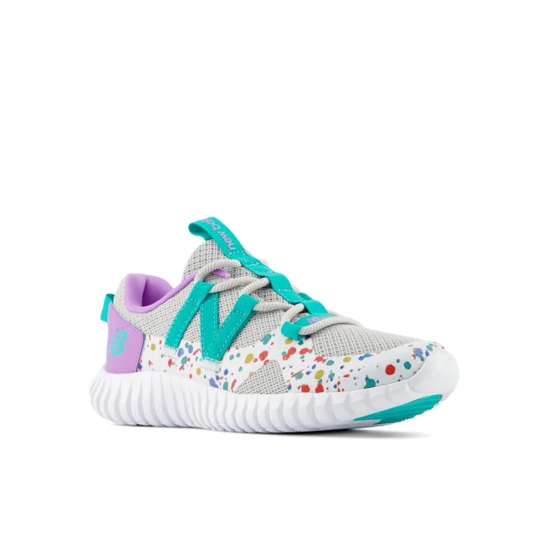 New Balance Youth Girls Playgruv V2 Bungee Running Shoe - PTPGRVWS