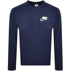 Nike Club Sweatshirt Navy