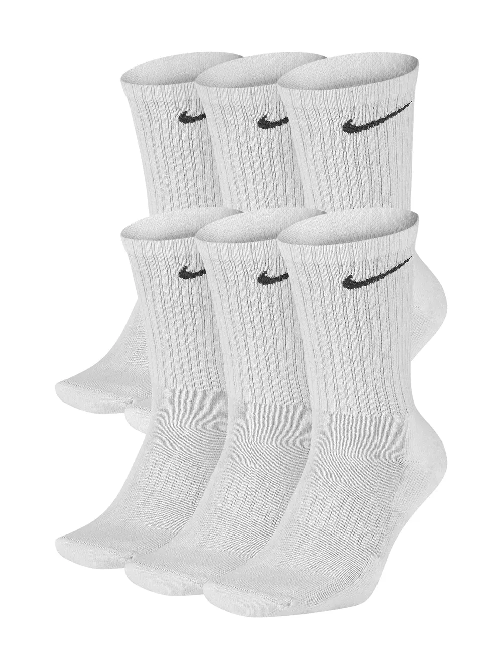 NIKE NIKE EVERYDAY CUSHIONED 6 PACK SOCKS