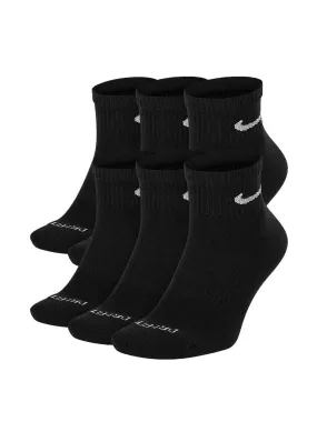 NIKE NIKE EVERYDAY PLUS CUSHIONED ANKLE SOCKS 6 PACK