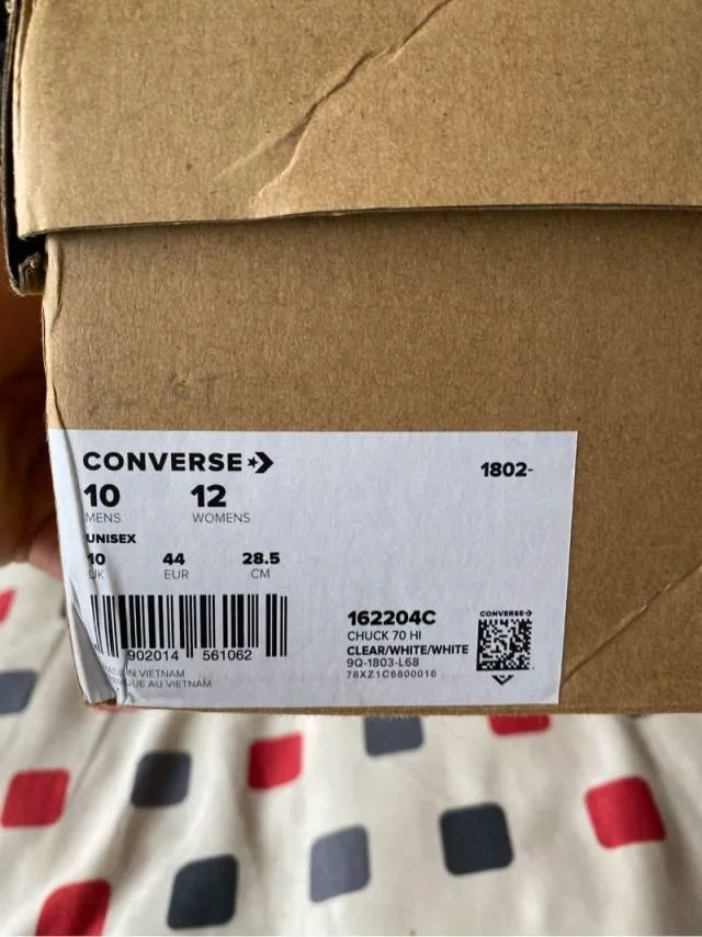 Off-white x converse chuck 70