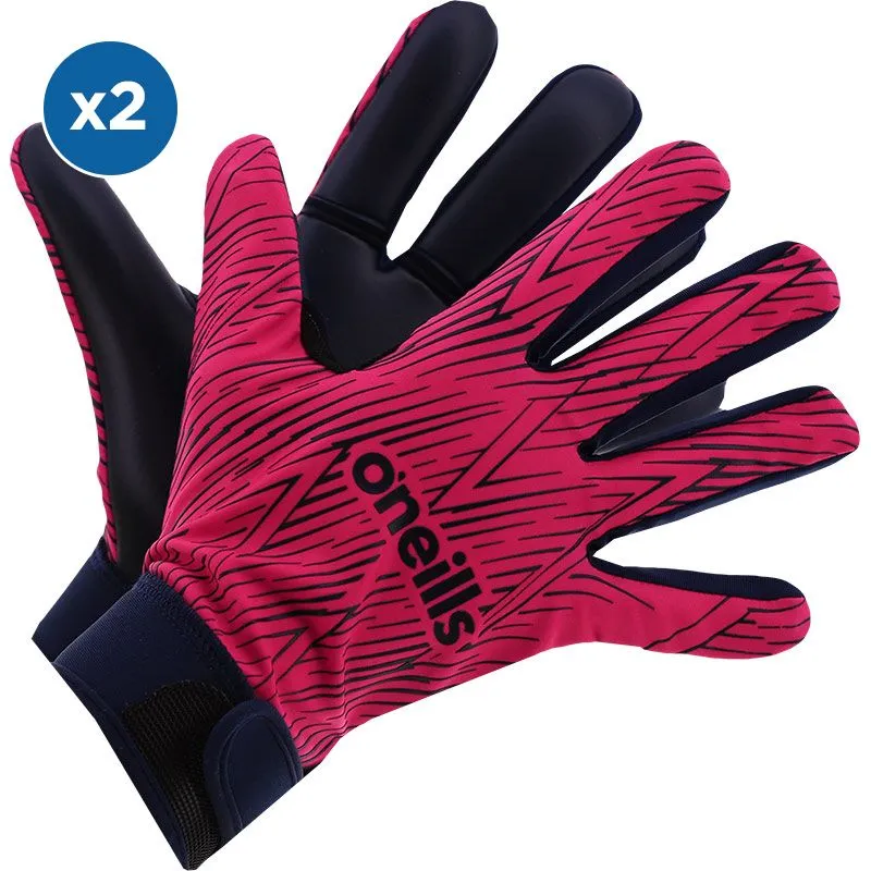 O'Neills Kids' Gravity GAA Gloves 2 Pack Pink / Marine