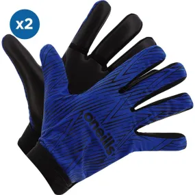 O'Neills Kids' Gravity GAA Gloves 2 Pack Royal / Black