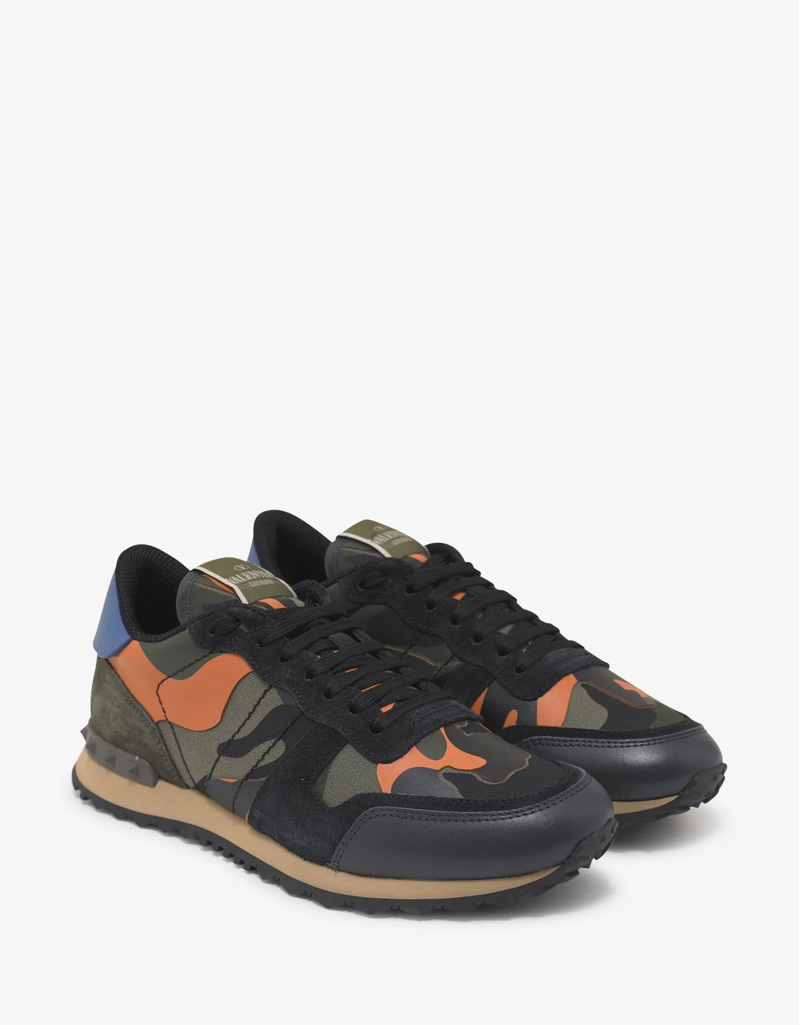 Orange & Green Camo Rockrunner Trainers -