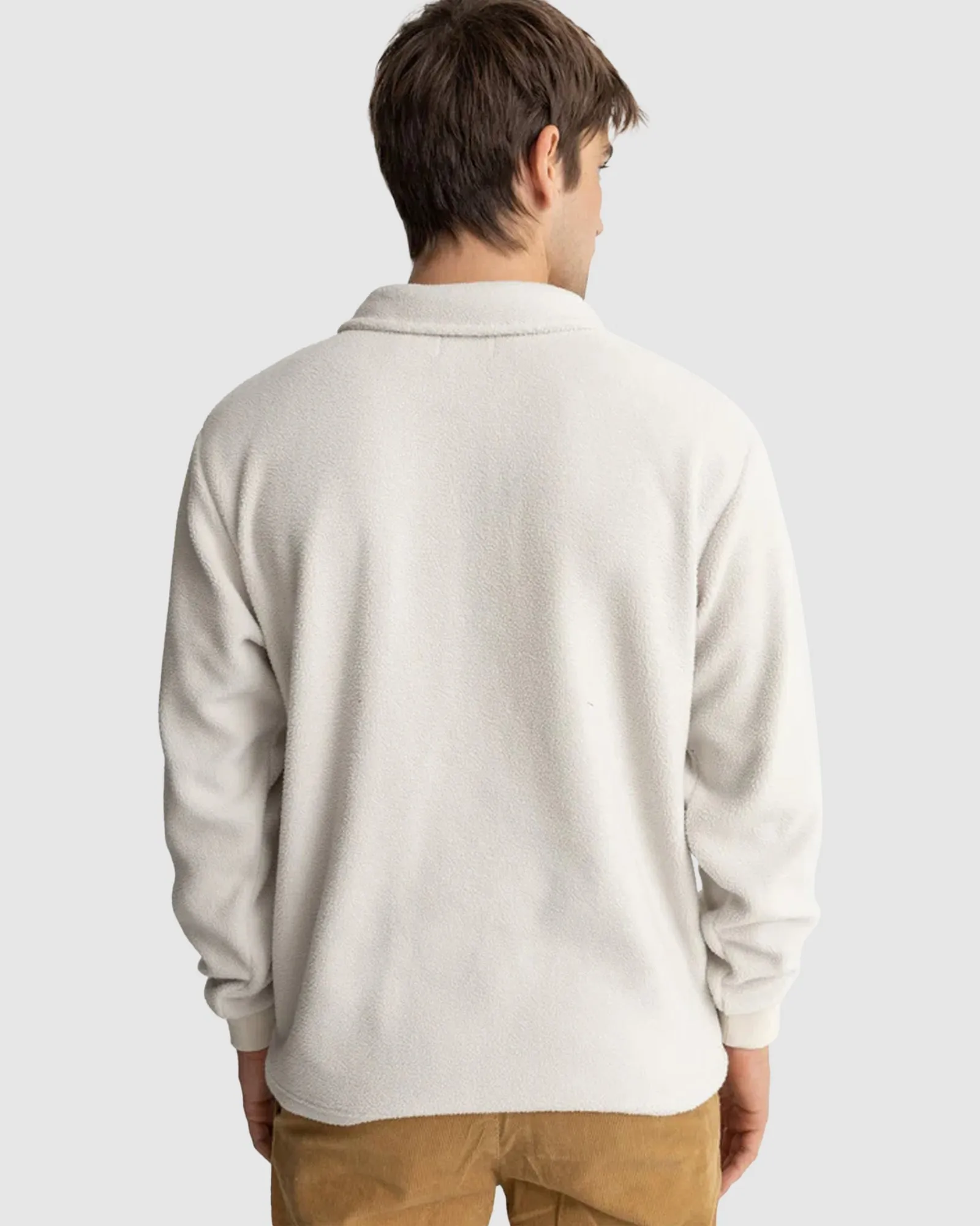 OSKAR 1/4 ZIP REVERSE FLEECE