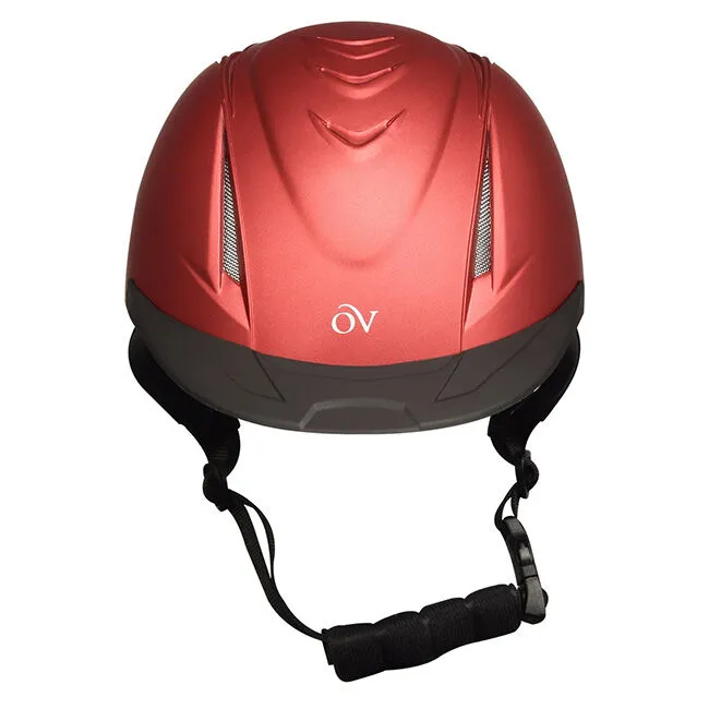 Ovation Metallic Schooler Helmet - Red