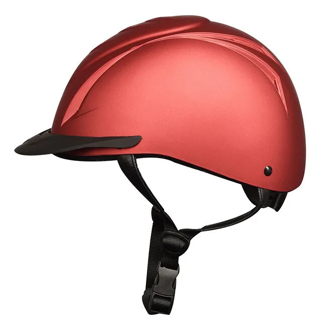 Ovation Metallic Schooler Helmet - Red