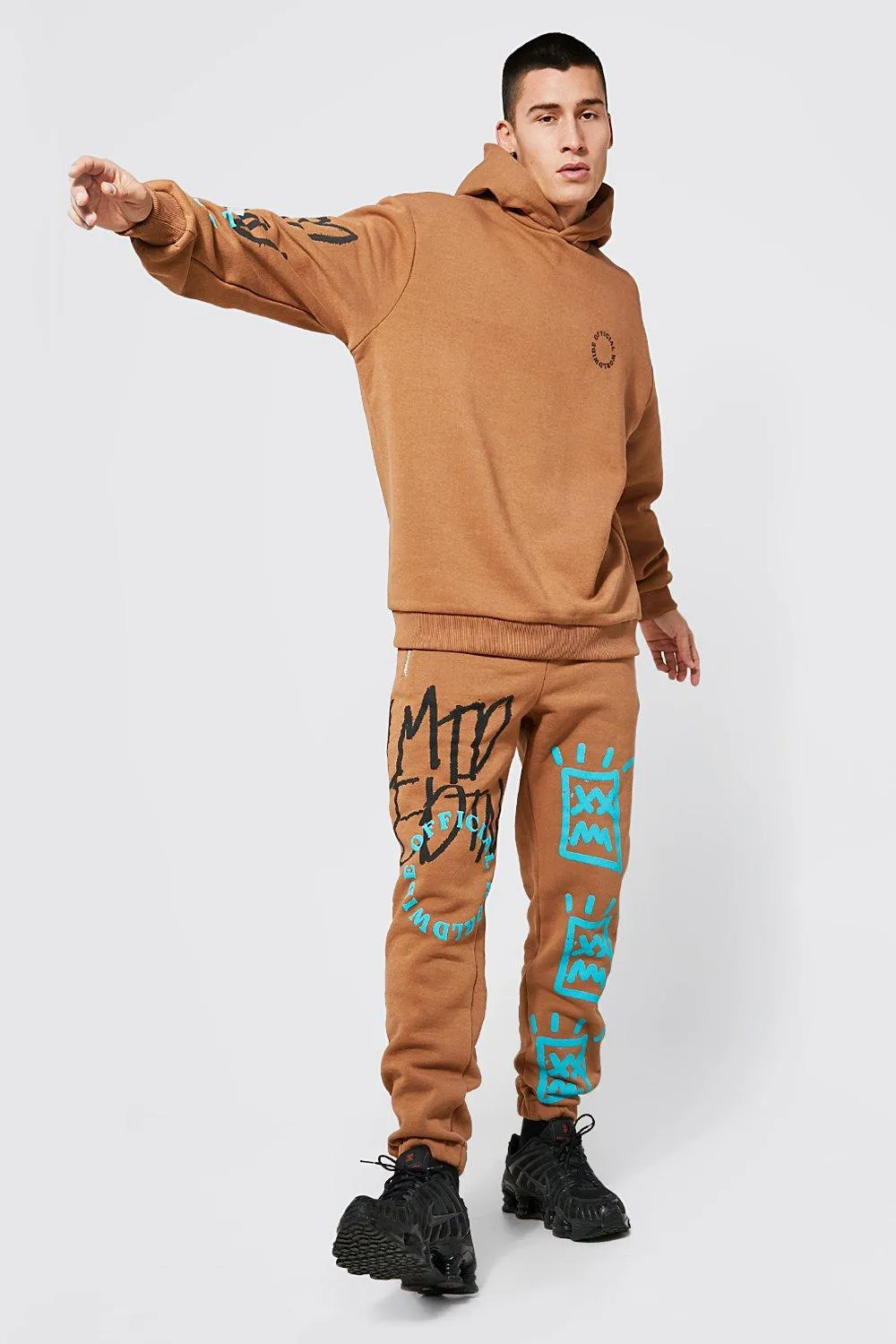 Oversized Limited Graphic Hooded Tracksuit