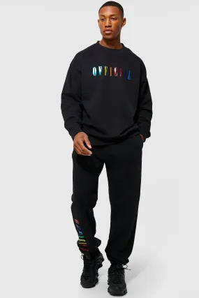 Oversized Official Sweatshirt Tracksuit