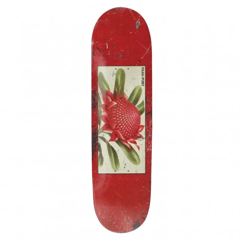 PASS~PORT Tin Floral Waratah Skateboard Deck 8.25