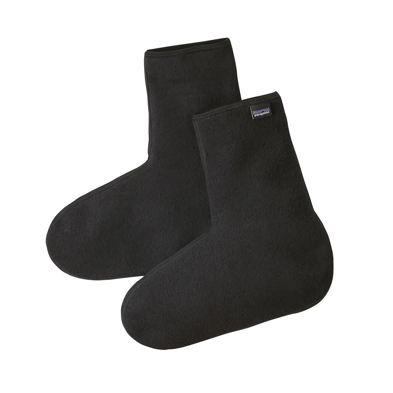 Patagonia Winter Weight Fleece Oversocks Black