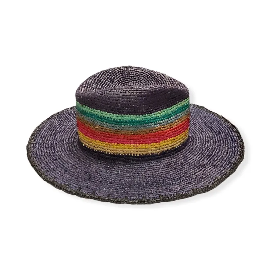 Paul Smith hat straw crochet