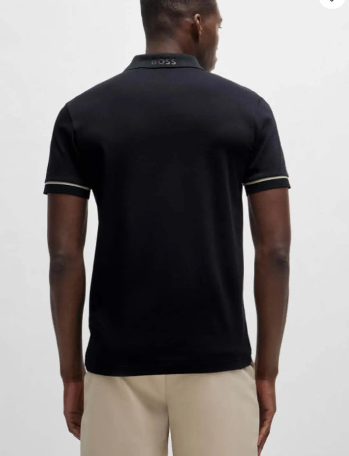 Paule Slim Fit Polo Shirt - Black