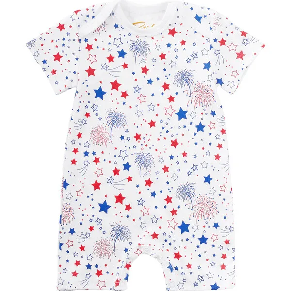 Petidoux Celebration Romper, Multi