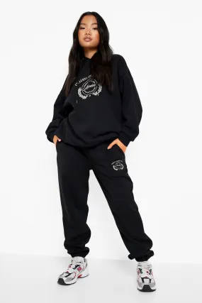 Petite Printed Hoody Tracksuit